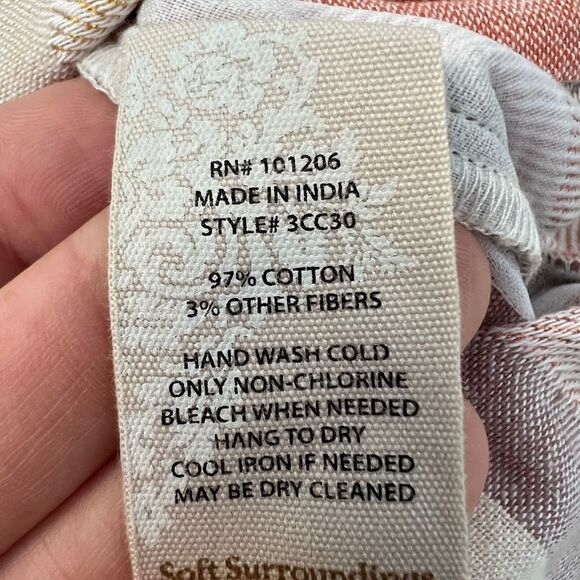 Soft Surroundings Maddalena Petite striped button-up shirt - Picture 8 of 9